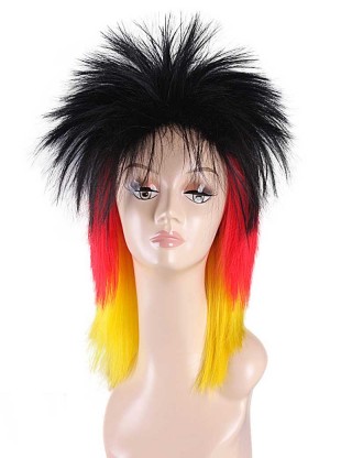 Flag-004~Germany Mullet Wig